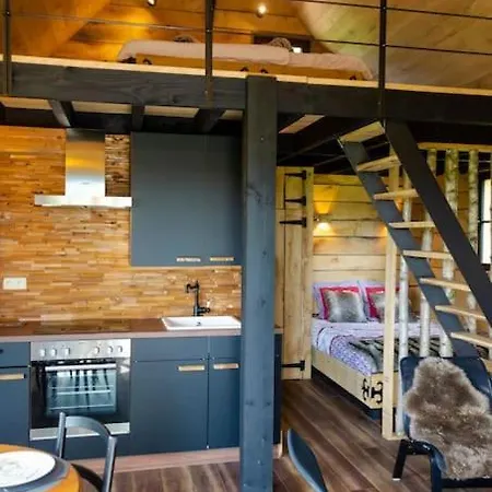 בקתה La Du Cerf Et Son Sauna